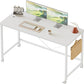 Computer Desk 48 X 24 inch, Gaming Desk for Small Spaces, Modern Simple Style