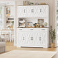 71" Tall Kitchen Pantry Storage Cabinet with Charging Station,